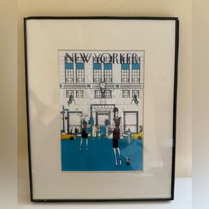 Framed New Yorker Cover Art Print